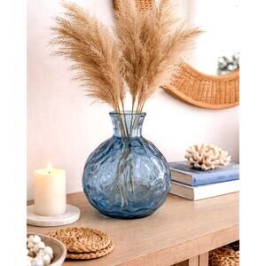 💙 Blue Art  Vase | Sculptural Coastal Modern Decor